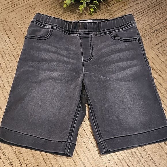 Kids Black Denim Shorts Size 7 Epic Threads - Picture 9 of 9